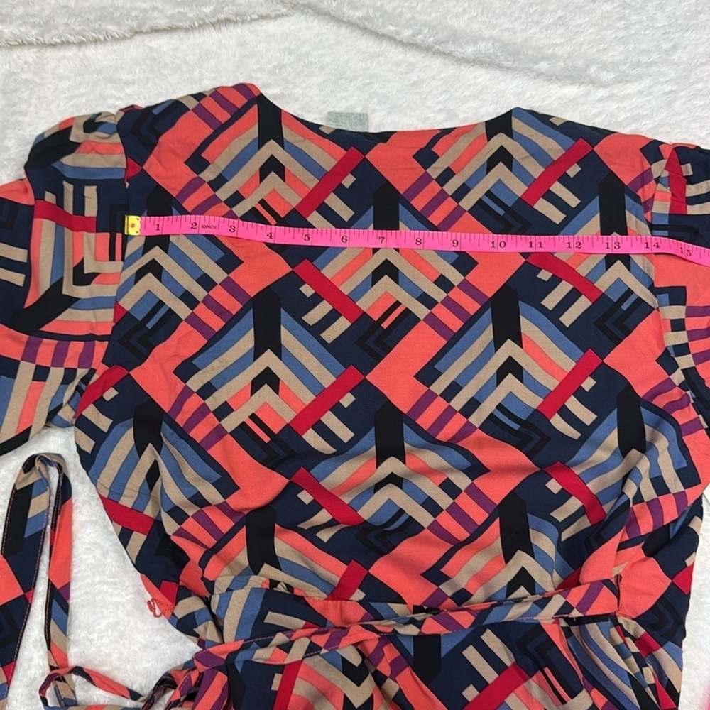 Anthropologie Geometric Multicolor Boho dress - Picture 9 of 11